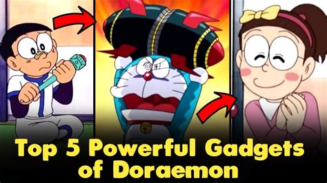 most powerful gadgets of doraemon|The Top 5 Strongest Doraemon Gadgets! .